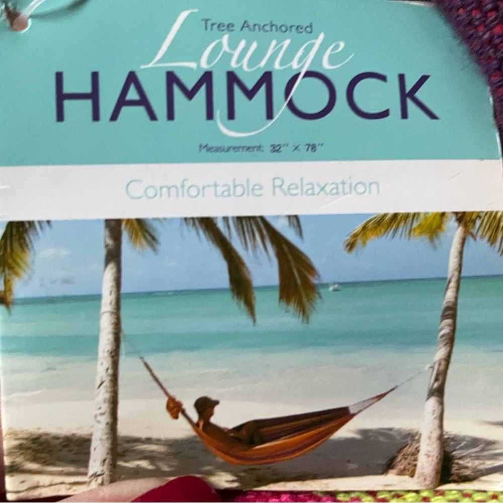 Lounge Hammock 32 X 78 Colorful Coastal Western Cottage Rustic Multi summer